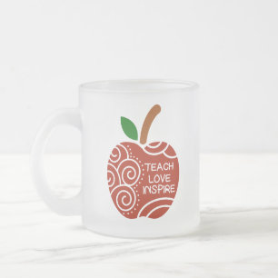 Cadeau voor de leraar matglas koffiemok