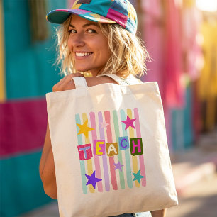 Cadeau voor de waardering van de leraar Moderne ca Tote Bag