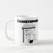 Cadeau voor een Alarm Fitter met naam Koffiemok (Links)