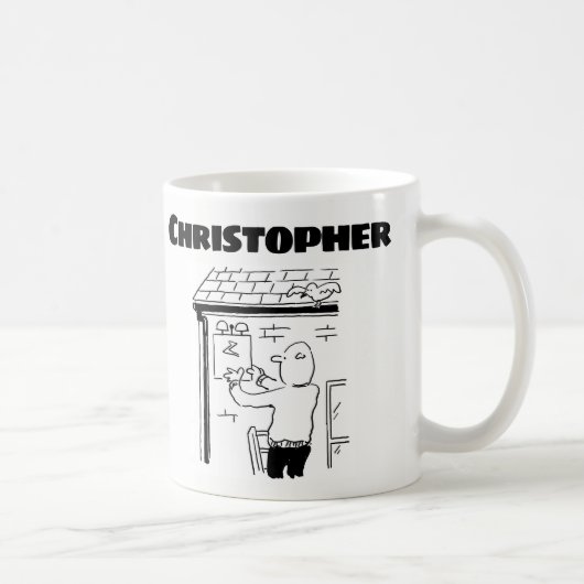 Cadeau voor een Alarm Fitter met naam Koffiemok (Rechts)