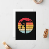 Cadeau voor elektricien monteur notitiekaartje (Voorkant / Achterkant in situ)