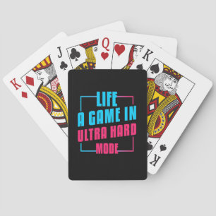 Cadeau voor gamer Leven is een spel in ultrahard Pokerkaarten