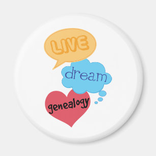 Cadeau voor genealoog magneet