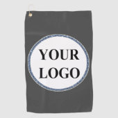 Cadeau voor Grootvader Kerstvakantie ADD LOGO Golfhanddoek (Voorkant)