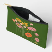 Cadeau voor haar moderne wilde bloemen +Initialen Etui (Open)