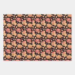 cadeau voor halloween inpakpapier vel