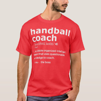 Cadeau voor handbaltrainers en touringcars t-shirt