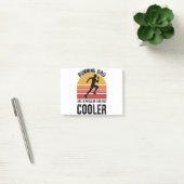 Cadeau voor hardloop vader Vaderdag Marathonloper Post-it® Notes (Kantoor)