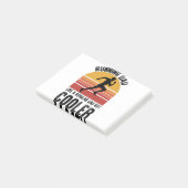 Cadeau voor hardloop vader Vaderdag Marathonloper Post-it® Notes (Schuin)