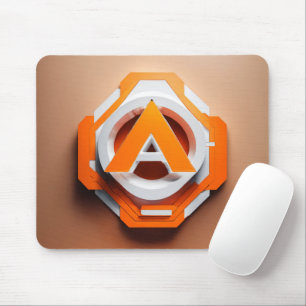 Cadeau voor Haroon Modern 3D Photo Grid Muismat