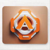 Cadeau voor Haroon Modern 3D Photo Grid Muismat (Voorkant)