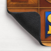 Cadeau voor Haroon Modern 3D Photo Grid Muismat (Hoek)