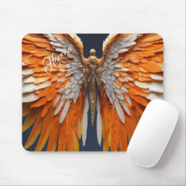 Cadeau voor Haroon Modern Butterfly Photo Grid Muismat