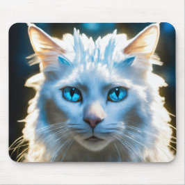 Cadeau voor Haroon Modern CuteCat Grid Muismat