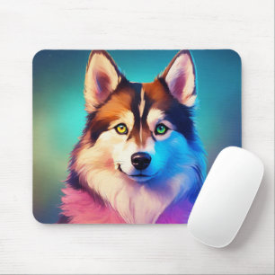Cadeau voor Haroon Modern Dog Photo Grid Muismat