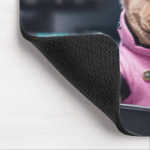 Cadeau voor Haroon Modern Pappy Fotorooster Muismat (Hoek)