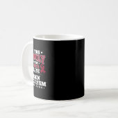 Cadeau voor hersenaneurysma patiënten - Bourgondië Koffiemok (Voorkant links)