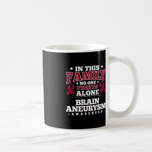 Cadeau voor hersenaneurysma patiënten - Bourgondië Koffiemok (Rechts)