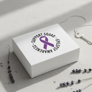 Cadeau voor het bewustzijn van de Epilepsie Steunp Ronde Sticker