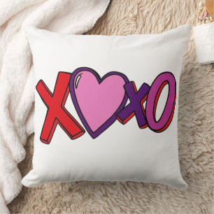 cadeau voor huisdecoratie, XOXO kussen cadeau, val