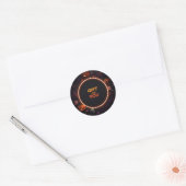 "CADEAU VOOR JOU" Tekst Ronde Sticker (Envelop)