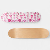 Cadeau voor kankeroverlevende - krijger skateboard (Horizontaal)