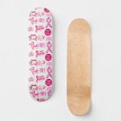 Cadeau voor kankeroverlevende - krijger skateboard (Voorkant)
