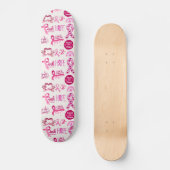 Cadeau voor kankeroverlevende - krijger skateboard (Voorkant)