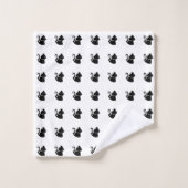 Cadeau voor kattenliefhebbers bad handdoek (Wasdoekje)