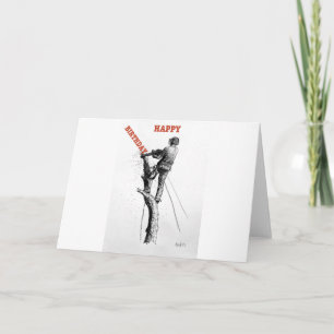 cadeau voor kerstcadeau voor chirurg rond Aborist  Feestdagen Kaart