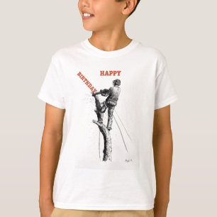 cadeau voor kerstcadeau voor chirurg rond Aborist T-shirt
