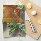 cadeau voor kerstthee theedoek (Quarter Fold)