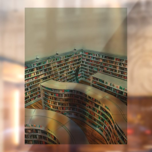 cadeau voor leesminachting raamsticker (Vel 2)