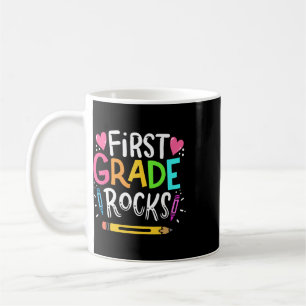 Cadeau voor leraar 1e leerjaar 1e leerjaar Rock Koffiemok