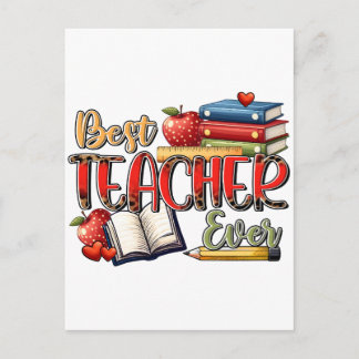 Cadeau voor leraar | Beste leraar ooit Briefkaart