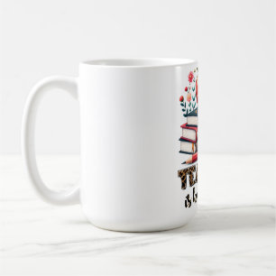 Cadeau voor leraar Lesgeven is hartwerk Koffiemok