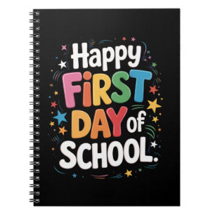 Cadeau voor leraren Leuke eerste schooldag Notitieboek