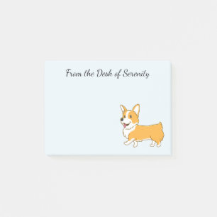 Cadeau voor leuke Corgi liefhebbers, grappige cart Post-it® Notes