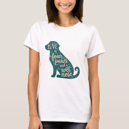 Cadeau voor lieve hondenmoeder & honden vader t-shirt
