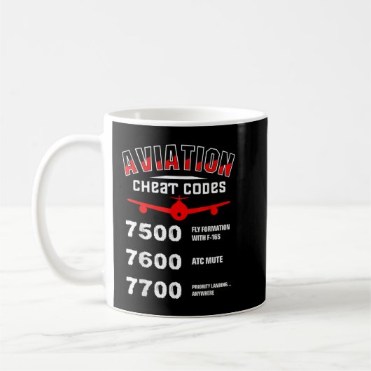cadeau voor luchtvaartelekotcodes, geschenk voor l koffiemok (Links)