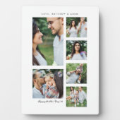 Cadeau voor mam | Moederdag 6 Foto-collage Fotoplaat (voorkant)