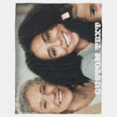 CADEAU VOOR MAMA FLEECE DEKEN (Voorkant)