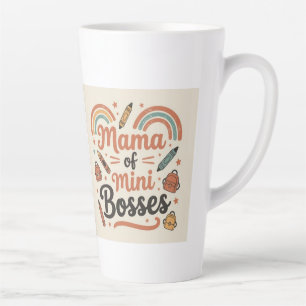 Cadeau voor mama van mini-bazen Mama Leven Cute Ma Latte Mok