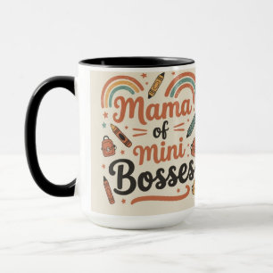 Cadeau voor mama van mini-bazen Mama Leven Cute Ma Mok