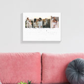 Cadeau voor moeder en vader op mijn trouwdag voor  canvas afdruk (Insitu (Woonkamer))