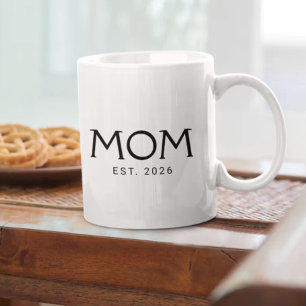 Cadeau voor Moeder Oprichtingsjaar Nieuwe Moeder Koffiemok