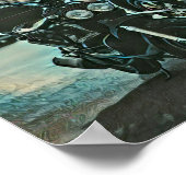 cadeau voor motorfietsen poster (Hoek)