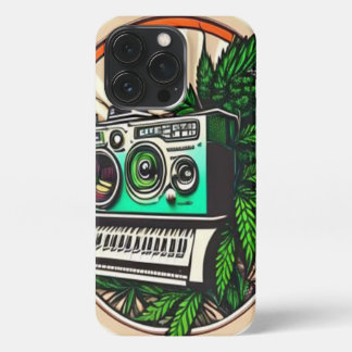 cadeau voor muziek- en wietliefhebbers iPhone 13 pro hoesje
