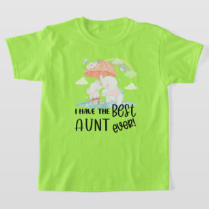 Cadeau voor nichtje Schattige olifant onder een pa T-shirt
