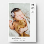 Cadeau voor nieuwe grootouder fotoplaat (voorkant)